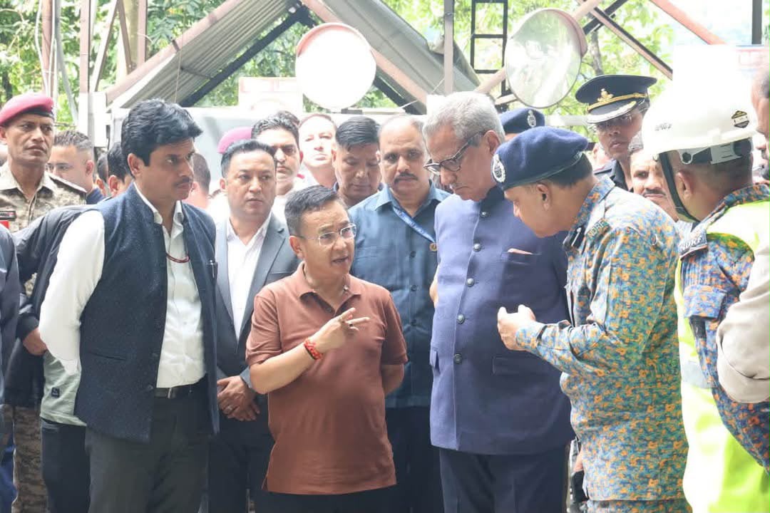 Chief Minister Reviews NHPC Tunnel Mishap Site, Orders High-Level Probe; PM and Home Minister Assure Full Support