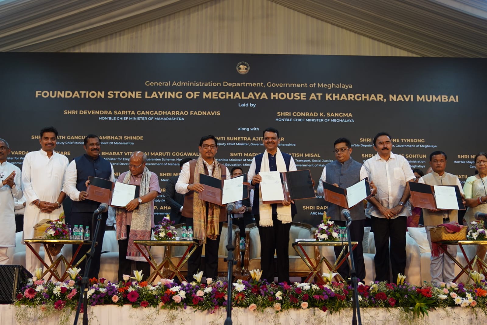 Meghalaya Expands its Presence in Mumbai, Foundation Stone Laid for New Meghalaya House at Kharghar