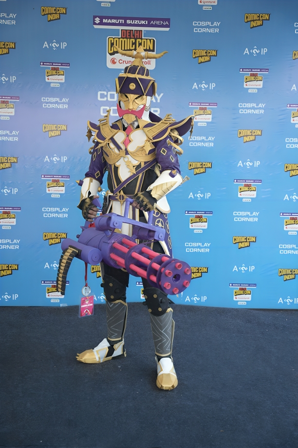 File image_Cosplayer  at Delhi Comic Con which was hosted from December 5th to 7th at NSIC